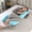 Blue+Gray, variant on U-Shape Pregnancy Pillow 51 Inch Maternity Pillow with Washable Cover Nursing Support Cushion for Pregnant Women Side Sleeping (Green)