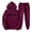 /A95Wine615, variant on MEZZALL Women Outfits Sets Letter Print Hoodie And Sweatpants Sets New York Theme Casual Wear Long Sleeve Comfortable Stylish Tracksuit Sweatshirt Tops With Pants Clothes Comfort Clothing