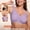 Purple, variant on Siminsem Wireless Full Coverage Plus Size Bra for Older Women Supportive No Underwire Seamless Everyday Comfortable Wide Straps Back Smoothing Lifting Breathable Support Bra, White,L