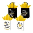 thumbnail image 2 of ZZAIXHL 12 Pack Graduation Gift Bags 2026 with Handles, And So The Adventure Design, Small Bulk Party Candy Treat Goodie Bags for Class of 2026 Graduation Supplies, 2 of 6