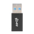 thumbnail image 2 of Convertidor USB 3.0 Adaptador extensor USB 3.0 F/M M/M F/F Conector USB A para PC Computadora Teléfono OTG JShteea Nuevo, 2 of 6