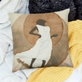 thumbnail image 2 of SHANXI TopXma Girl Black Body Line Art Throw Pillow Cover, Gifts for Women Girls,n Home Bedroom Living 20x20in, 2 of 5