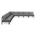 thumbnail image 1 of Meridian Furniture Nizuc Grey Outdoor Patio Modular Sectional, 1 of 8