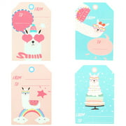 [Sticker] Party Llama Happy Birthday Adhesive Gift Tags -- 2PC