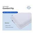 thumbnail image 3 of Almohada Luuna Comfort Flip, Tamaño Estándar, Memory Foam, Fresca, Un Lado Firme y Un Lado Suave blanco Estándar, 3 of 9