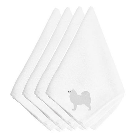 

Samoyed Embroidered Napkins Set of 4