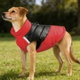 thumbnail image 5 of Thick Dog Vest, Warm Padded Winter Coat with Leash Compatibility for Golden Retrievers Large Dogs, Windproof Cold Weather Pet Clothing, S-2XL, Yin-06, 5 of 8