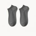 thumbnail image 2 of Alkepwun Men's Crew Socks Ankle Socks Athletic Low Cut Cushioned Moisture Wicking Running Socks Cotton Casual Comfort Breathable Invisible Short Socks 6 Pack, 2 of 3