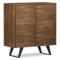 thumbnail image 3 of Lowry ACACIA WOOD and Metal 39" WD Modern Storage Cabinet in Natural Aged Brown, 3 of 13