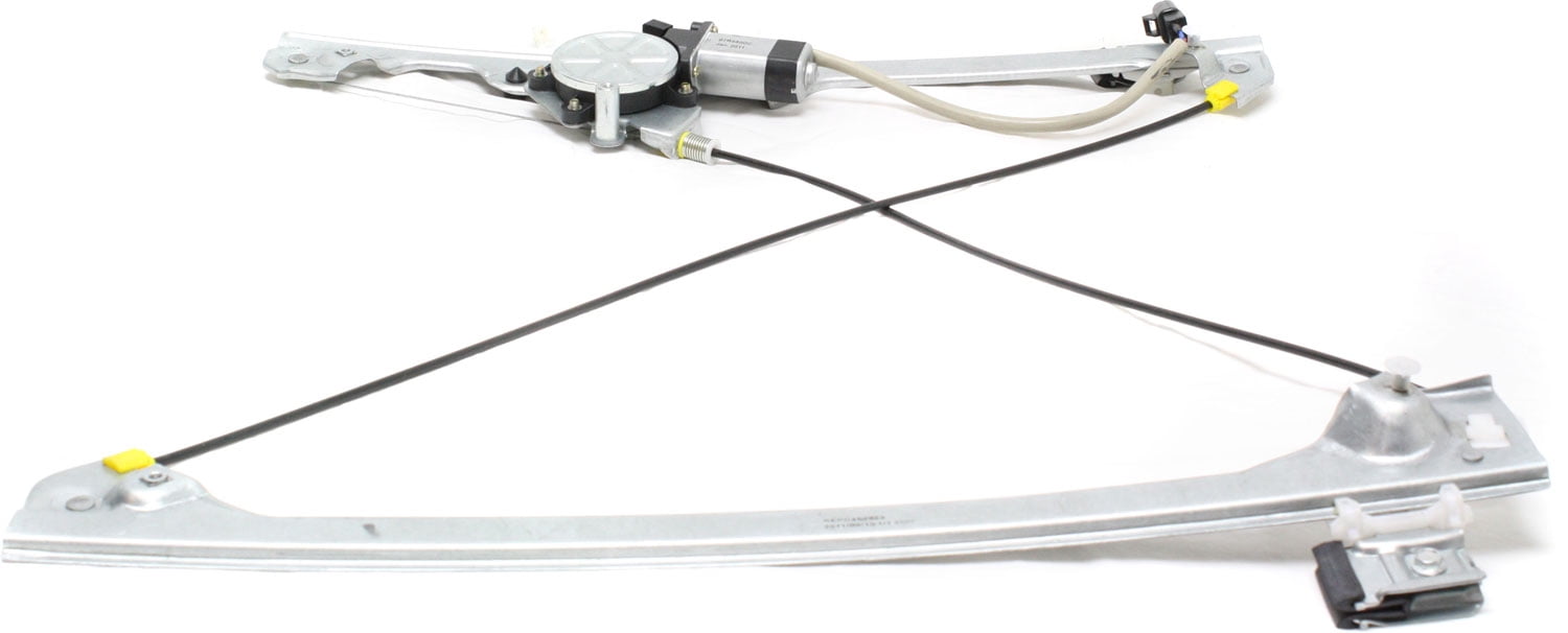 Window Regulator For 2007-2014 Chevrolet Tahoe GMC Sierra 3500 HD Front, Left Driver Power With Motor