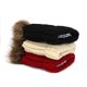 thumbnail image 5 of Gorro peluca invierno estilo coreano gorro de lana gorro cálido forrado con vellón gorro de punto grueso que combina con todo gorro peluca, 5 of 6