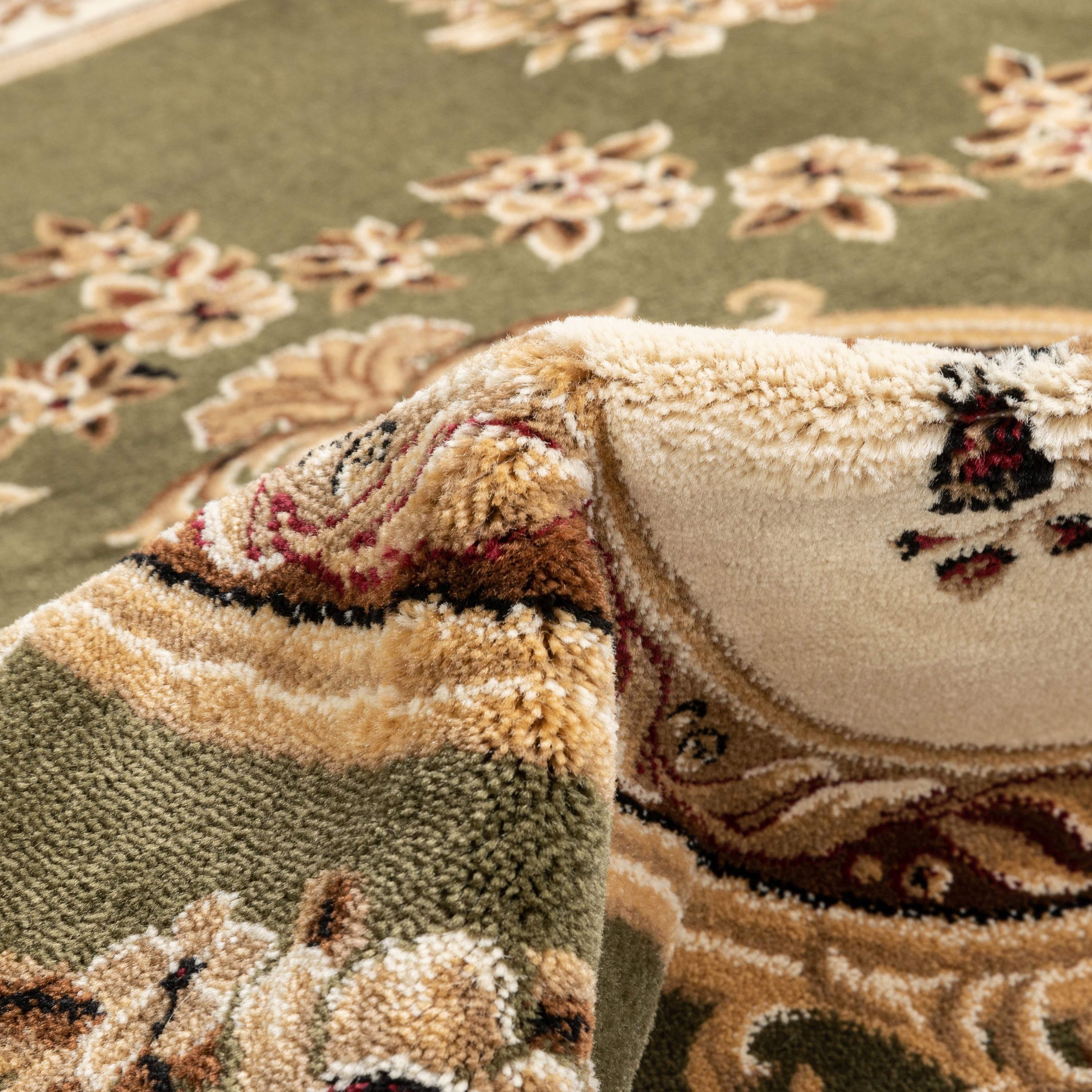 Well Woven  Le Petit Palais Traditional Rug, Green - 10 ft. 11 in. x 15 ft.