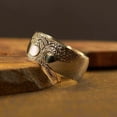 thumbnail image 4 of Vintage Engraving Tree Of Life Simple Ring, 4 of 4