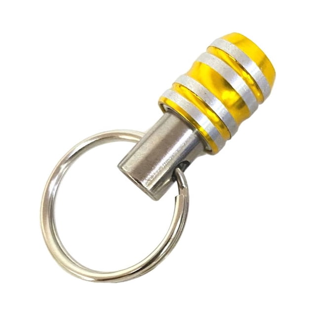 Maoww 1/4 Hex Shank Keychain Tool Hand Tools Small Size Rotation Extension Bar Bit Screwdriver Adapter Bits Drill Holder Yellow Yellow 10Set