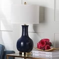 thumbnail image 3 of Safavieh Judy Ceramic Royal Blue Lamp with White Shade, 3 of 5