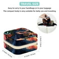 thumbnail image 5 of Dinosaur Travel Portable Square Jewelry Box Organizer for Girls and Women with Ring Earring Necklace Bracelet Storage Display Case Holder, 5 of 6