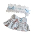 thumbnail image 4 of Accesorio de disfraz de ropa de figura de felpa, disfraces de moda, traje de vestido de muñeca y accesorios para el cabello, para 6,69 pulgadas y 5,91 Azul, 4 of 8