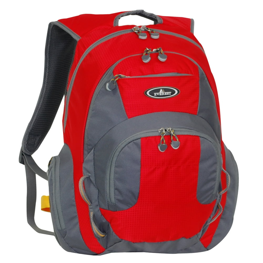 Everest Everest Backpack, Red/Grey