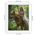 thumbnail image 2 of Paint By Numbers Kit for Adults Beginner - DIY Princess Forest Mystical Ride Canvas Painting Kits for Adults, Frameless Paint By Number for Adults for Home Wall Decor 16x20 Inch, 2 of 7