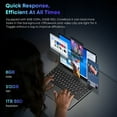 thumbnail image 3 of CHUWI CoreBook X 14" Laptop 512GB SSD 16GB DDR4,10th Gen Intel i3-1220p,4K IPS Display,Quad Core,Windows 11 Gaming Notebook Computer,3.7GHz,WIFI 6,2160 x 1440, 3 of 10