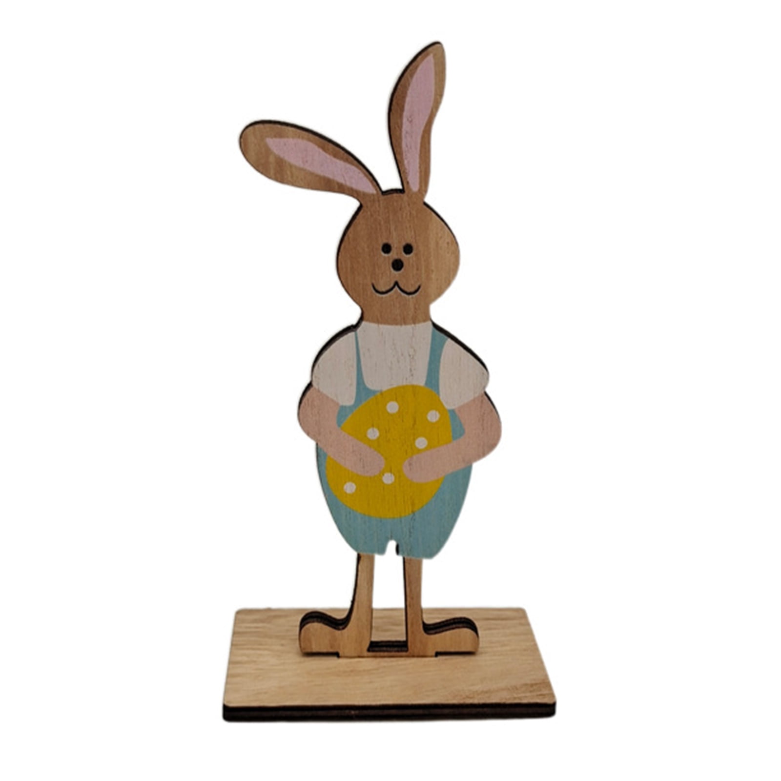 c Easter Wooden Cute Rabbit Bunny Pendant Ornemant Home Festival