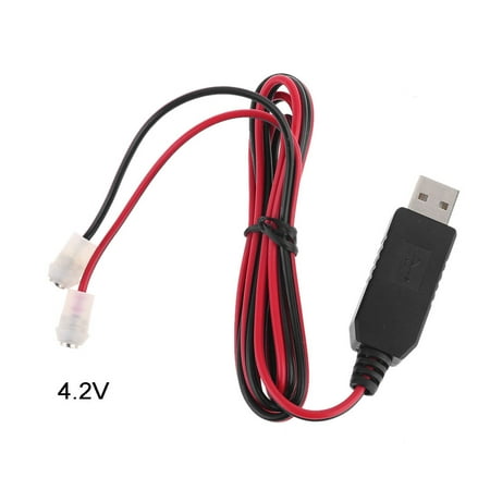 

18650 26650 3.7V Battery Eliminator USB to 4.2V Magnetic Clip Power Supply Cable Converter for LED Flashlight