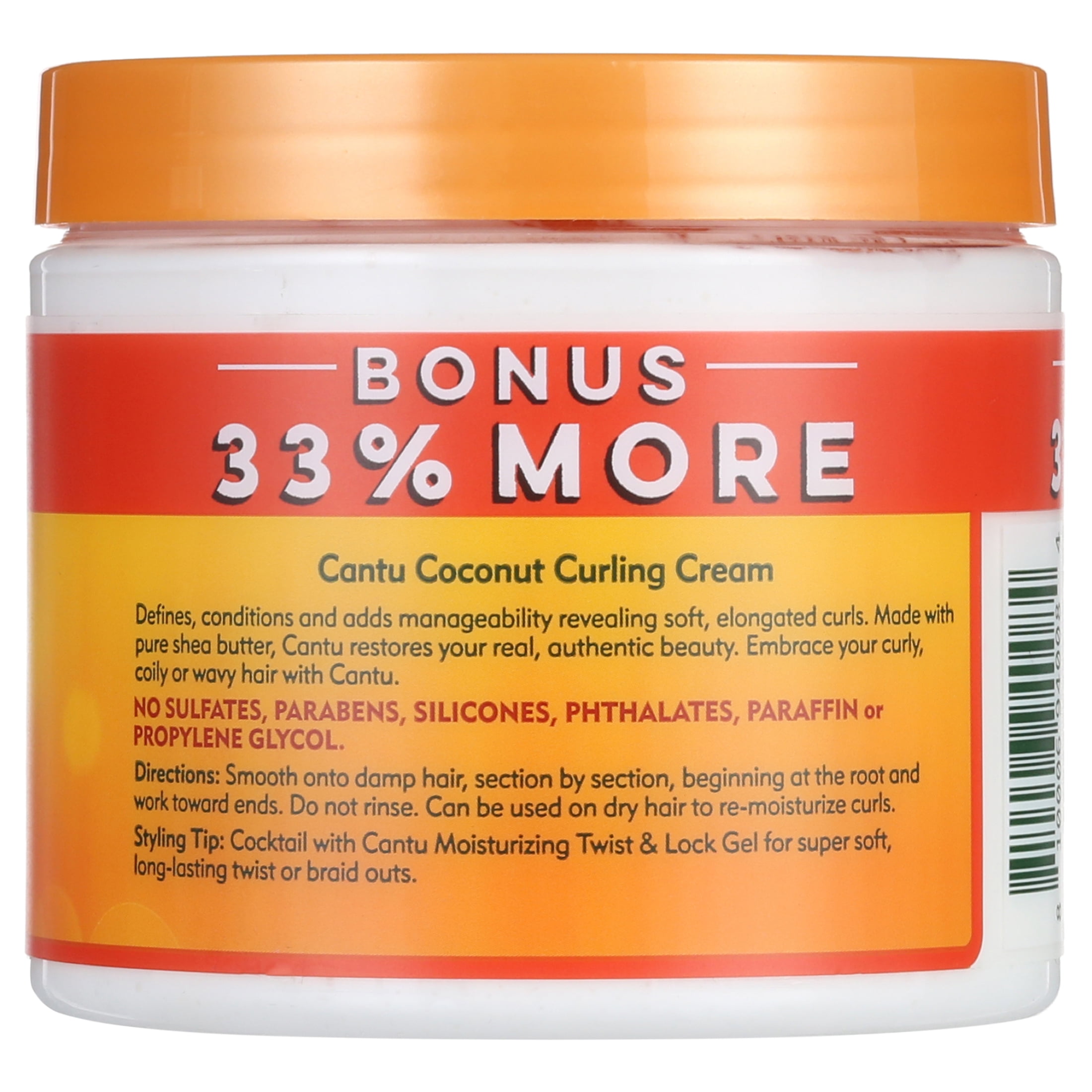 Cantu Coconut Curl Cream Bonus, 16 oz.