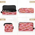 thumbnail image 5 of Hair Tool Organizer Bag with Heat Resistant Mat Removable Travel Storage Case for Hot Air Brushes Curling Irons Red Maple Leaf Pattern, 5 of 8
