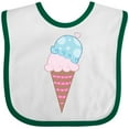 thumbnail image 3 of Inktastic Valentine's Day Ice Cream Cone Boys or Girls Baby Bib, 3 of 4