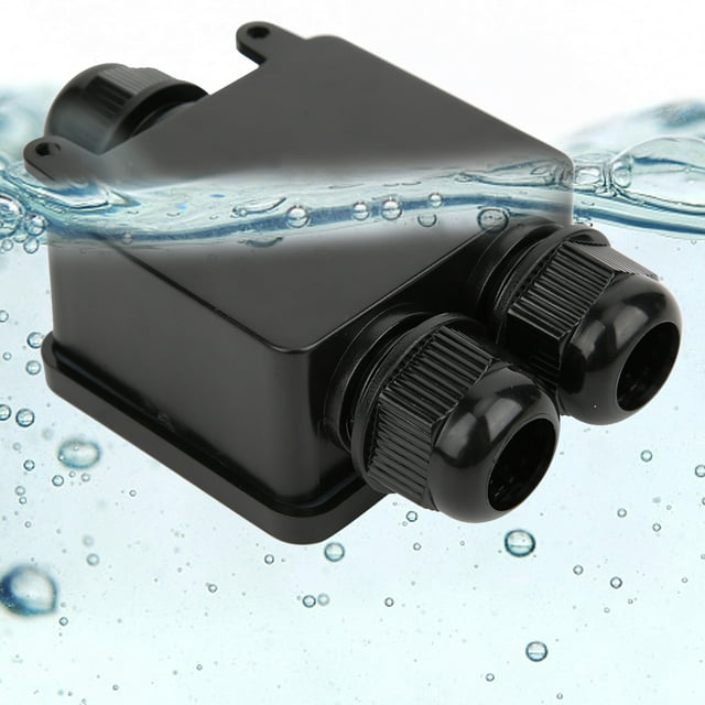 Junction Terminal Box, Practical Black Junction Box, Dustproof Railways Firefighting Equipment Sewage Treatment Plants for