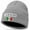 Gray, variant on Mexico Pride Beanie Hat – Winter Skullie Cap with Flag Logo and Faux Fur Lining, Black