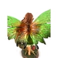 thumbnail image 2 of Ain’t It Nice Fairy Figurine Green with Clear Wings and Patterned Socks Enjoying Nature Surrounded by Flowers Collectible Fairy Statue Fantasy Décor Sculpture, 6.5(L) X 2.75(W) X 8(H) Inches, 2 of 5