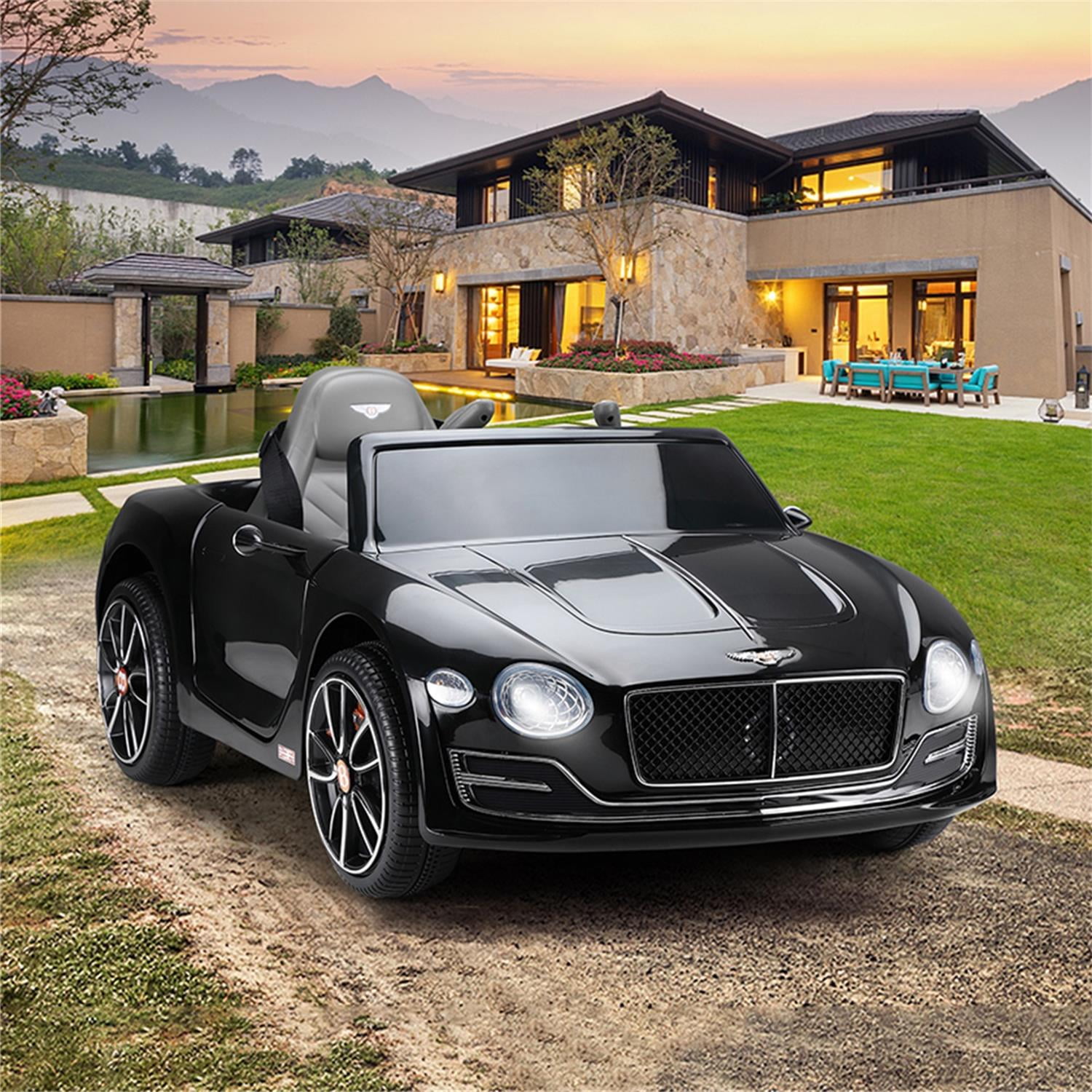 CIPACHO Bentley Officially Licensed Kids 12V Powered Ride On Car, Electric Vehicle Toy for Boys and Girls Aged 3-6, Black CIPACHO Bentley Officially Licensed Kids 12V Powered Ride On Car, Electric Vehicle Toy for Boys and Girls Aged 3-6, Black