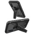 thumbnail image 5 of For Kyocera Durasport 5G Durasport 5G UW Holster Belt Clip Kickstand Design Phone Cover With Free Tempered Glass Screen Protector - Black, 5 of 6