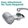 thumbnail image 6 of PUR PLUS Faucet Mount Water Filtration System, Horizontal, Matte Silver, PFM300V, 6 of 12