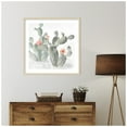 thumbnail image 6 of Amanti Art Cactus Garden Gray Blush III Wood Framed Wall Art Print, 6 of 7