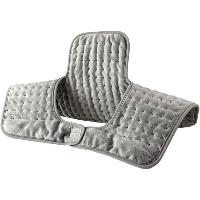 Almohadilla térmica para aliviar el dolor de cuello y hombros, 6 configuraciones de calor, 4 apagado automático, regalos para mujeres, hombres, mamá y papá esquí esquí Gafas de esquí