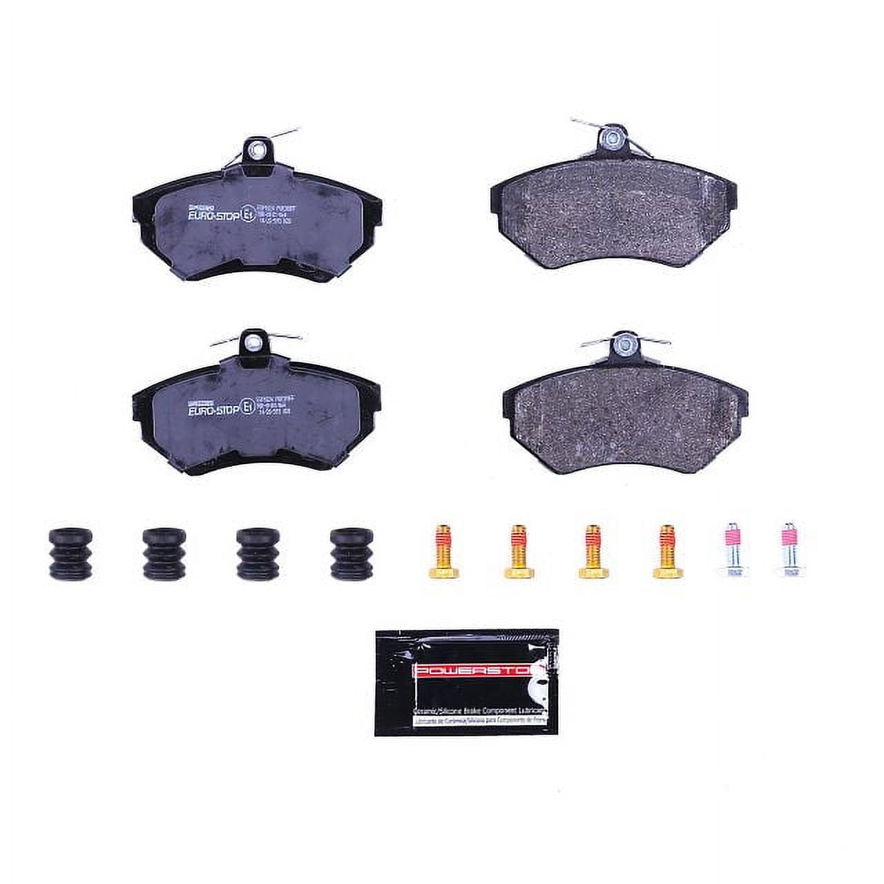 Power Stop Front Euro-Stop ECE-R90 Certified Brake Pad ESP1824