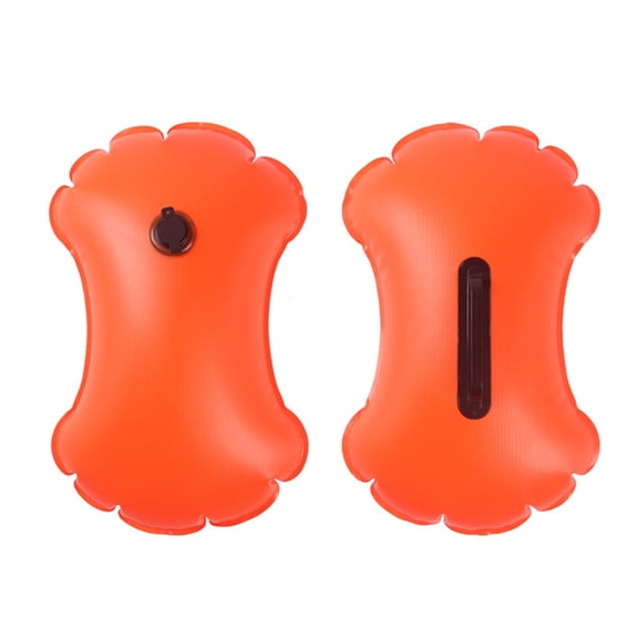 erfcxs Storage Type Double Air Bag Back Float Boat Throwable Flotation Device High Buoyancy Boat Throw Cushion With Strap Water Proof Throwable Flotation Device For Boating Swimming Boat
