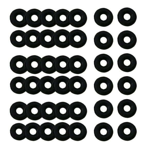 Raindrops 100Pcs Stopper Beads Rubber Anti-slip for Jewelry Making Supplies DIY Crafts