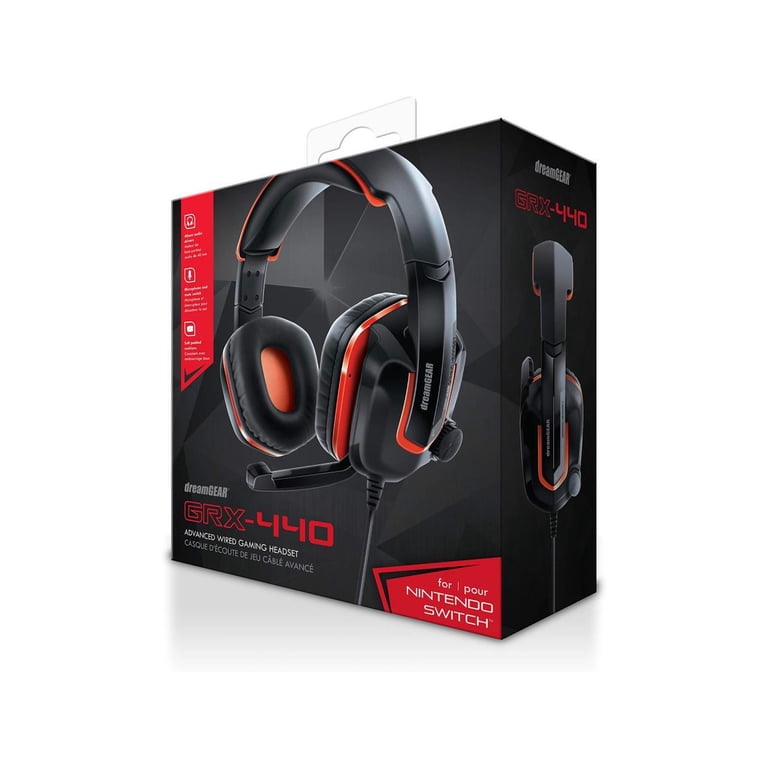 dreamGEAR GRX-440 Wired High Performance Headset + Mic and Volume