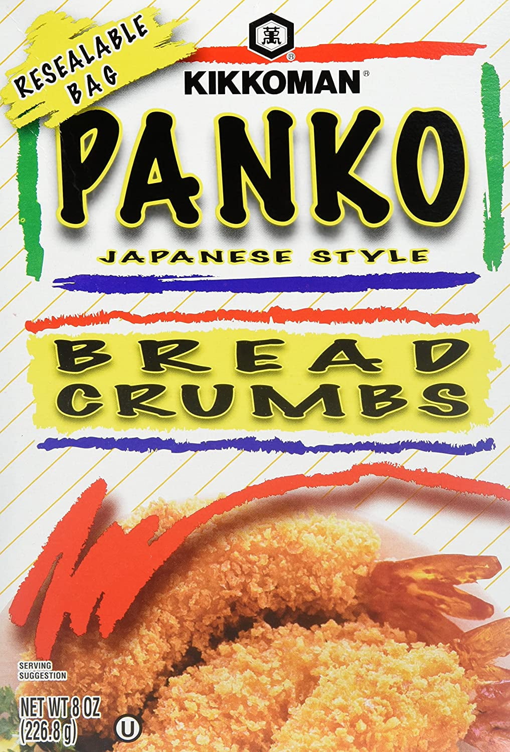 Kikkoman Panko Japanese Style Bread Crumbs, 8 Ounce Box ...