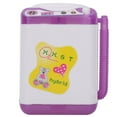 thumbnail image 3 of Doll House Accessories Mini Washing Machine Toy Doll House Simulation Furniture Mini Electric Makeup Brush Cleaner, 3 of 8