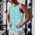 thumbnail image 5 of Fuzoiu Sea animals Men's Workout Tank Tops,Sleeveless Gym Shirt Quick Dry,Fitness Bodybuilding T-Shirt,Muscle Athletic Workout Tee-Medium, 5 of 7