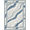 Blue Grey White, Pattern 13, variant on ODIKA Large Grey Neutral Field Symmetrical Repeating Abstract Plush for Dorm Room, Small Living Apartment, Stain Resistant Low Profile
