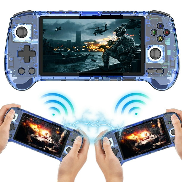 Reproductor Videojuegos Retro Consola Estación Juegos Portátil RG556 Pantalla AMOLED 5 48 Pulgadas Resolución 1080x1920 8GB LPDDR4X 128G UFS2.2 para Android 13