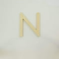 thumbnail image 1 of Package of 1, 18 Inch X 1/2" Baltic Birch "N" Wood Letters In The Century Gothic Font | Thick | Upper Case For Art & Craft Project, Made in USA, 1 of 1