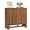 Walnut, variant on Sideboard Buffet Cabinet with Storage, 31.5” Mid Century Modern Storage Cabinet with Adjustable Shelf and 2 Doors for Dining Room, Living Room,Entry