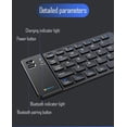 thumbnail image 3 of 2026 New Foldable Bluetooth Keyboard - Portable keyboard, rechargeable full-size ultra-thin design, suitable for smartphones, tablets and laptops running iOS, Android and Windows systems.,black, 3 of 13