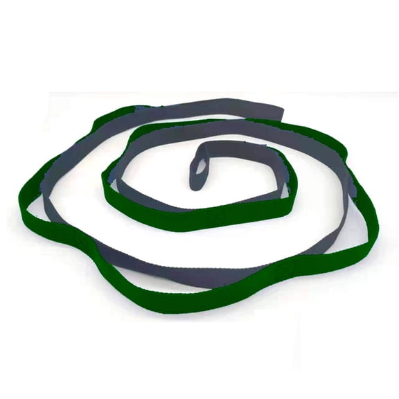 Stretching Strap -Non-Elastic Yoga Strap - TheHome Workout Stretch Strap for Physical Therapy - Black Green